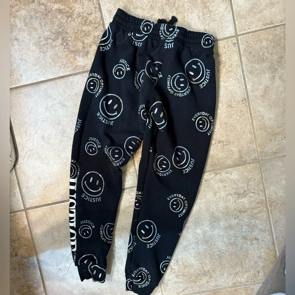 🍭JUSTICE Black Jogging Sweatpants